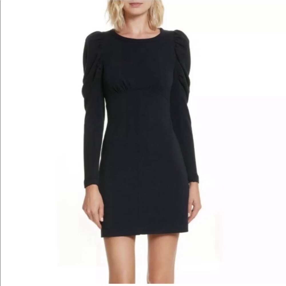 La Vie Rebecca Taylor Puff Sleeve Sheath Dress